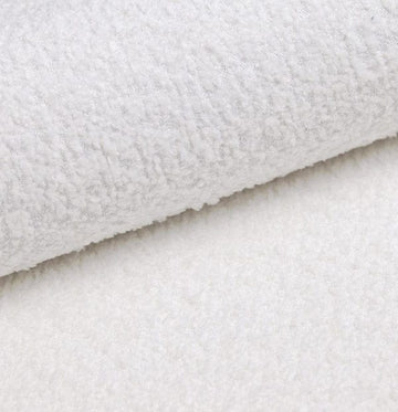 Stoffmuster Bouclé White 04