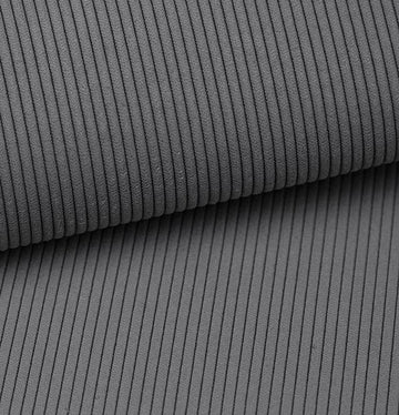 Stoffmuster Cord Velours Anthracite 19